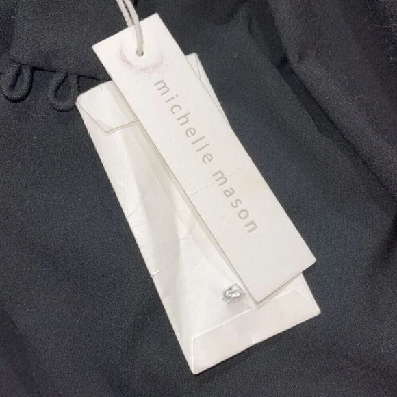 NWT Michelle Mason Choker Plunge Jumpsuit size 4 - Picture 7 of 7